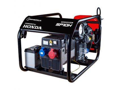 Elektrocentrála rámová profesionální Honda SP 10 H s podvozkem